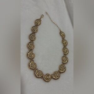 16”  Gold Plated Shell Necklace